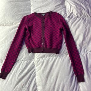 Wild Fable Cropped Button Sweater